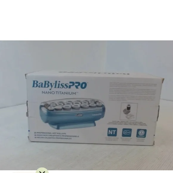 Open box BaBylissPRO Nano Titanium 20 Professional Hot Rollers - Picture 2 of 4